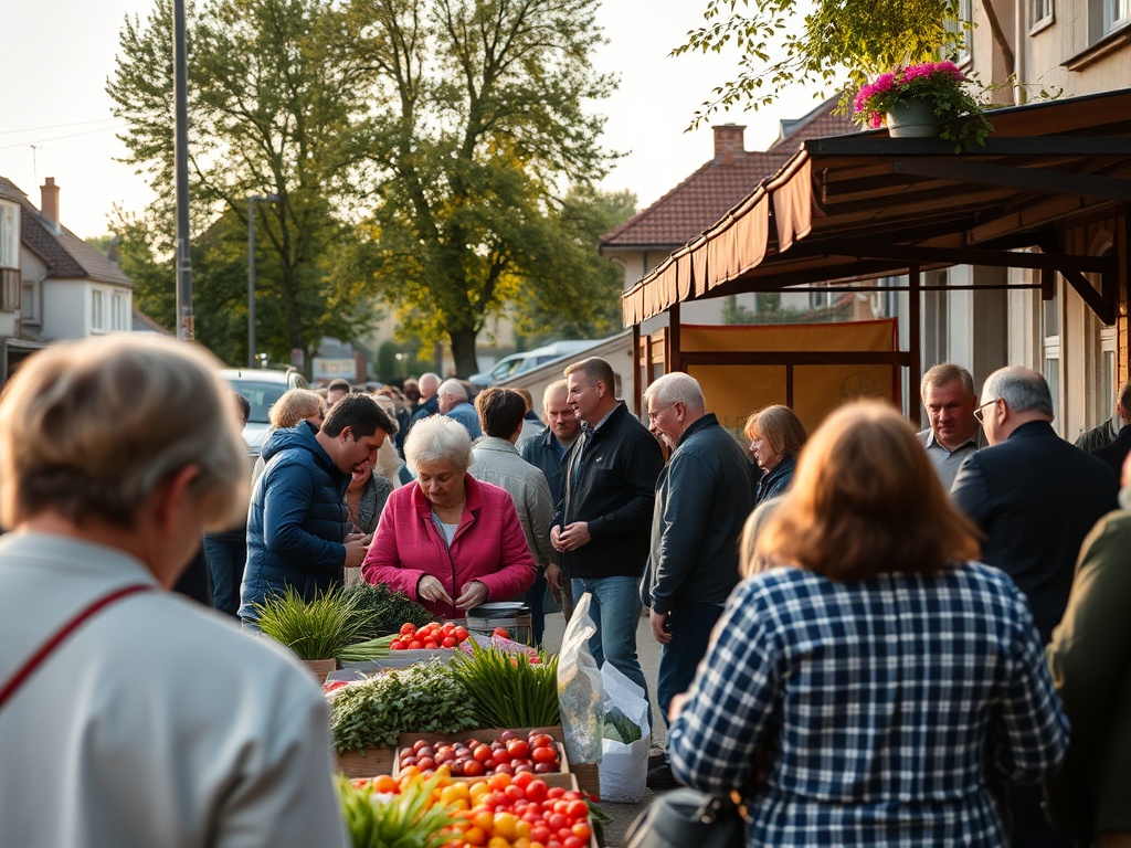 Mieszkańcy Mikołowa świętujący majówkę na świeżym powietrzu w otoczeniu zieleni.